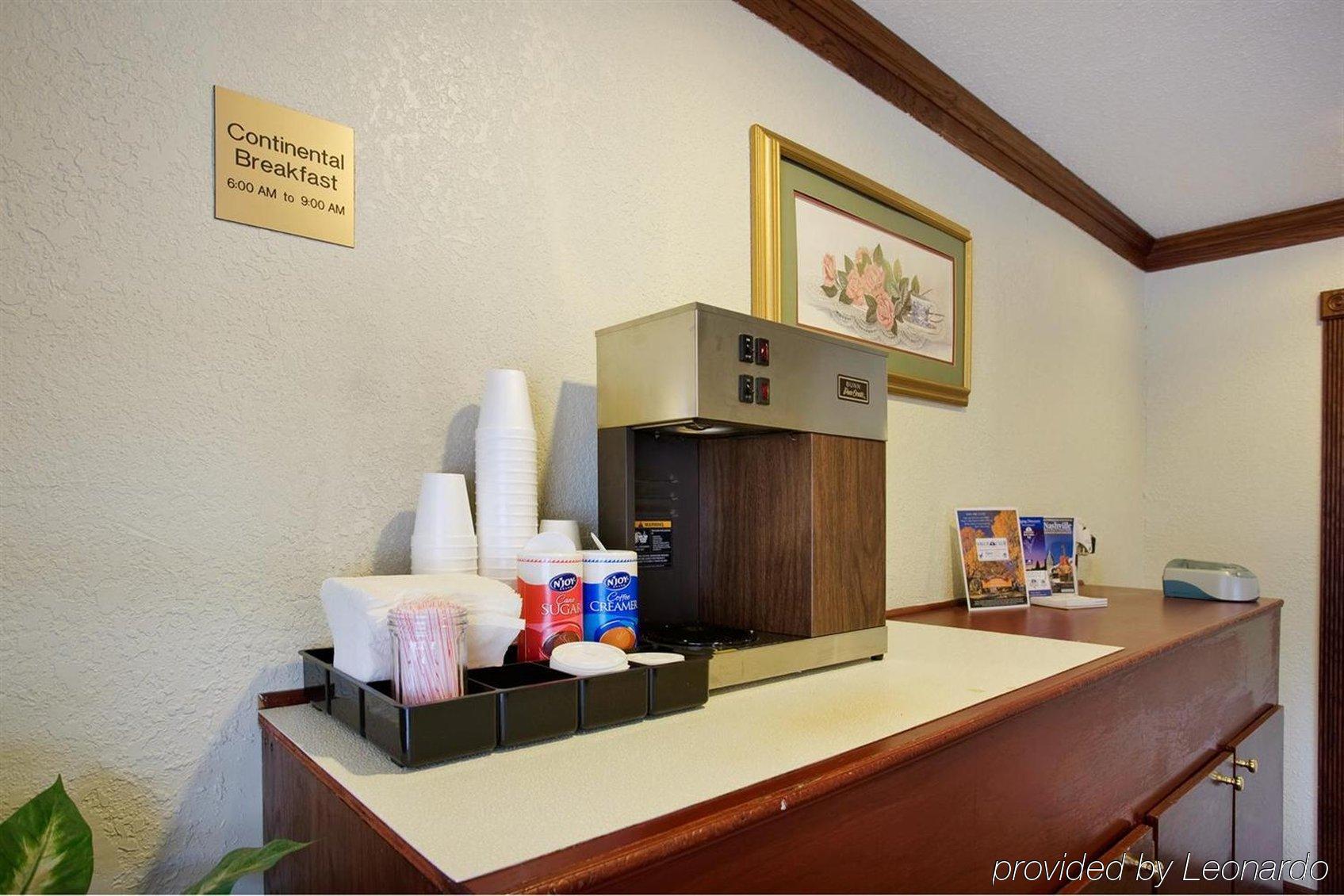Americas Best Value Inn Near Downtown נאשוויל מסעדה תמונה